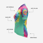 Custom Women's Short Sleeve Cycling Jersey - Personalized Bike Jersey