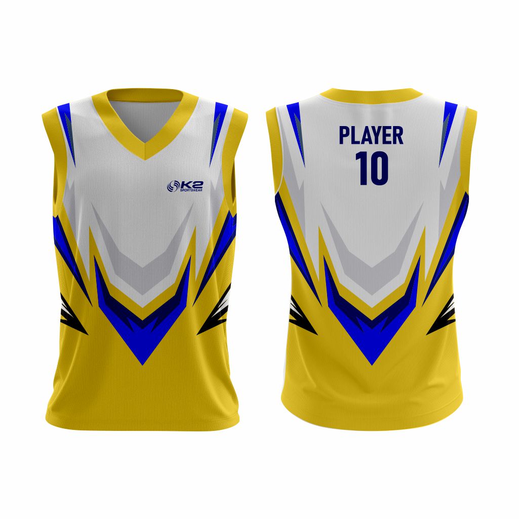 Basketball Uniform in Yellow RSCBU-001