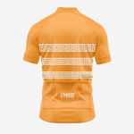Greek Style Persian Orange Short Sleeve Cycling Jersey for Men - K2 Sportswear | Custom Sports Uniforms & Apparels - K2 Sportswear