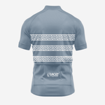 Slate Grey Greek Style Short Sleeve Cycling Jersey for Men - K2 Sportswear | Custom Sports Uniforms & Apparels - K2 Sportswear