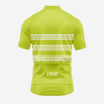 Greek-Inspired Yellow Green Cycling Jersey for Men - Short Sleeve - K2 Sportswear | Custom Sports Uniforms & Apparels - K2 Sportswear