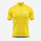Yellow Men's Short Sleeve Cycling Jersey - Pro Ride