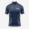 Prussian Blue Custom-Made Men's Short Sleeve Cycling Jersey