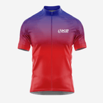 Red and Blue Men's Short Sleeve Cycling Jersey - K2 Sportswear | Custom Sports Uniforms & Apparels - K2 Sportswear