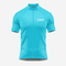 Dark Turquoise Men's Short Sleeve Cycling Jersey