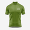 Personalized Olive Green Short Sleeve Cycling Jersey for Men