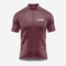 Custom Deep Coffee Short Sleeve Cycling Jersey for Men