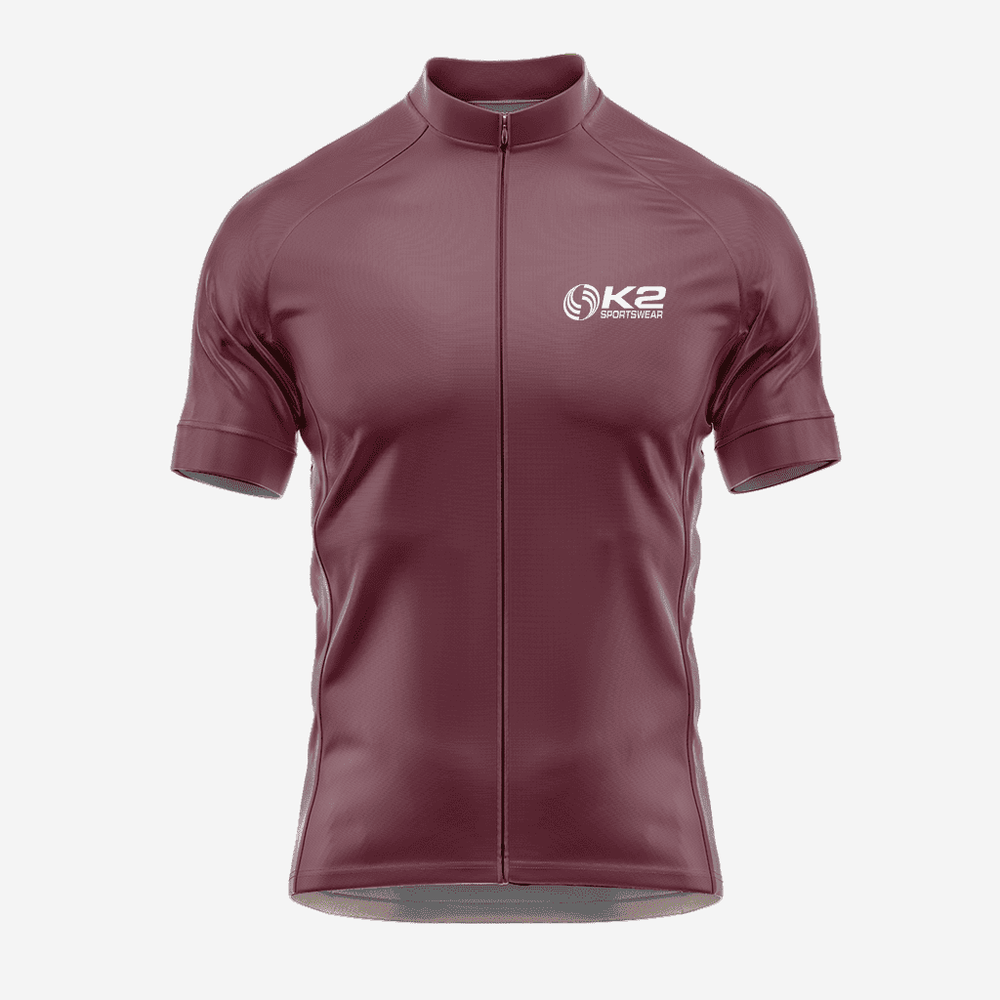 Custom Deep Coffee Kurzarm-Radtrikot für Herren