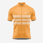 Greek Style Persian Orange Short Sleeve Cycling Jersey for Men - K2 Sportswear | Custom Sports Uniforms & Apparels - K2 Sportswear