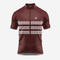 Deep Coffee Greek Style Short Sleeve Cycling Jersey for Men
