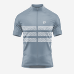 Slate Grey Greek Style Short Sleeve Cycling Jersey for Men - K2 Sportswear | Custom Sports Uniforms & Apparels - K2 Sportswear