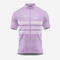Bright Purple Short Sleeve Greek Style Cycling Jersey for Men