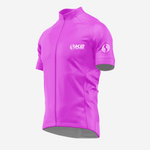 Light Purple Custom-Made Men's Short Sleeve Cycling Jersey - K2 Sportswear | Custom Sports Uniforms & Apparels - K2 Sportswear