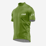 Personalized Olive Green Short Sleeve Cycling Jersey for Men - K2 Sportswear | Custom Sports Uniforms & Apparels - K2 Sportswear