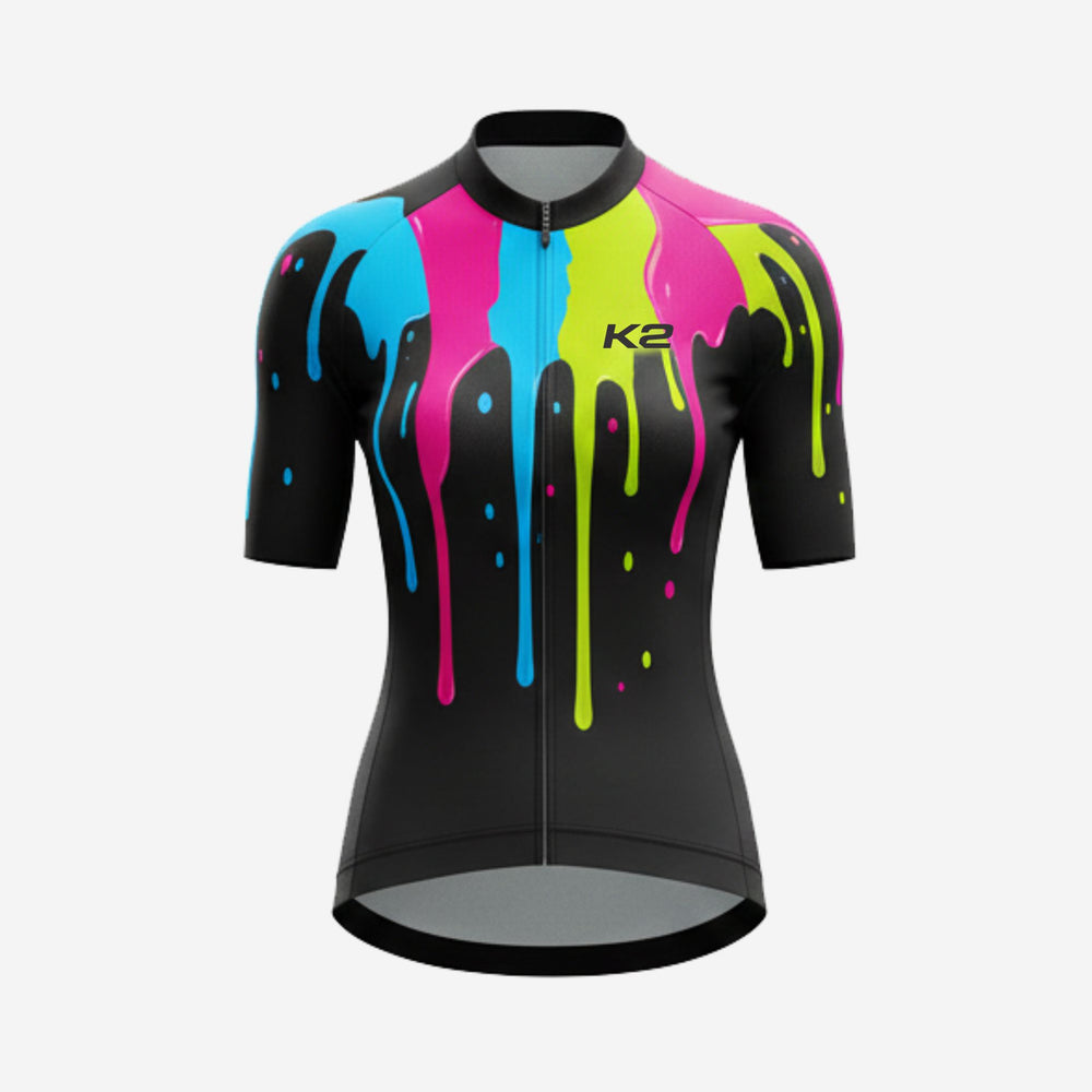 Personalized Women's Cycling Jersey - Short Sleeve Pro-Fit Bike Jersey