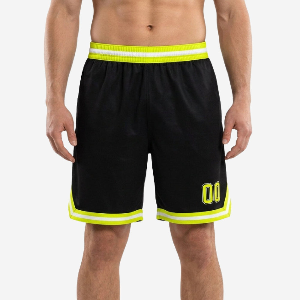 Rec League Black and Gold Basketball Shorts - Custom Team