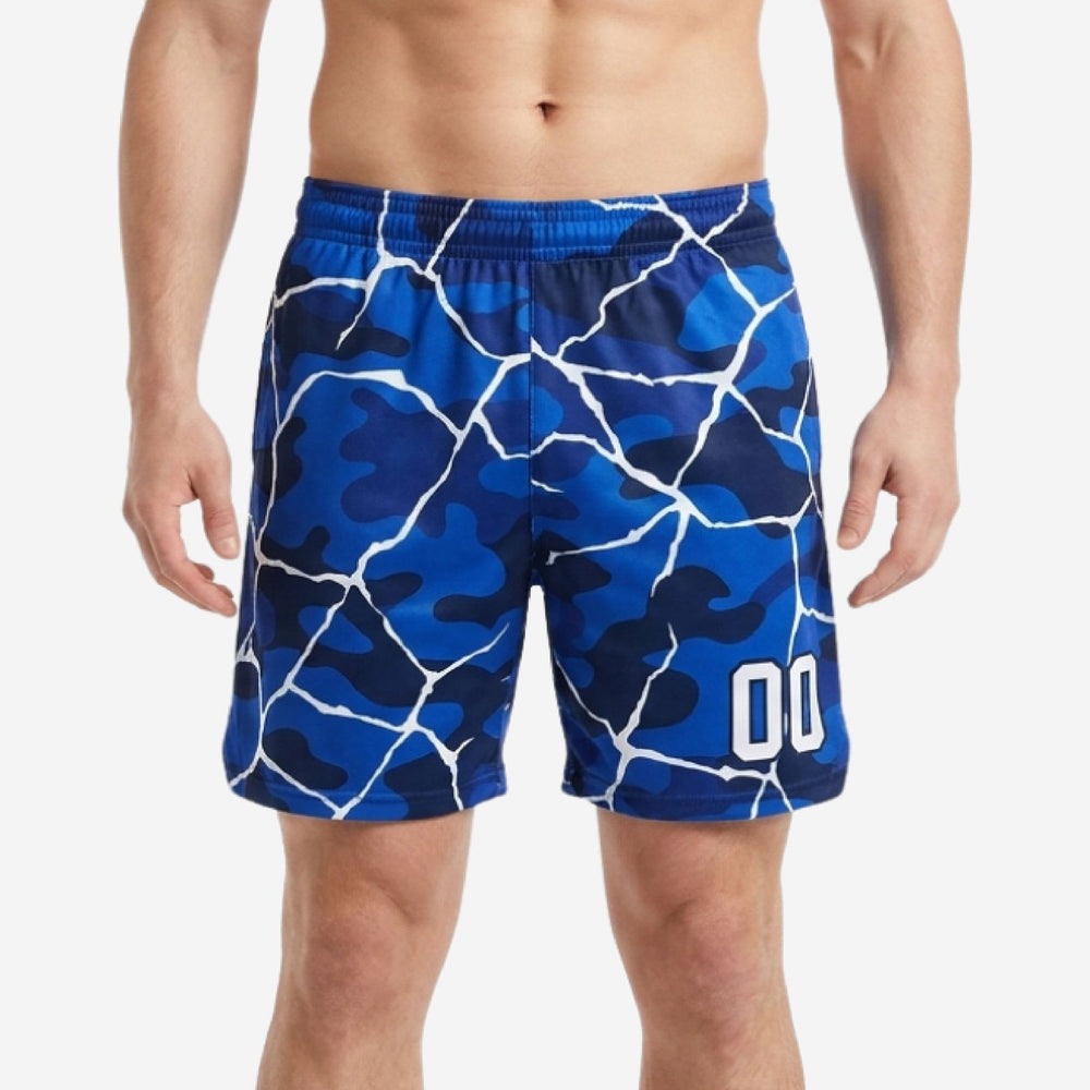Blue and White Basketball Shorts - Custom Team Shorts Combo