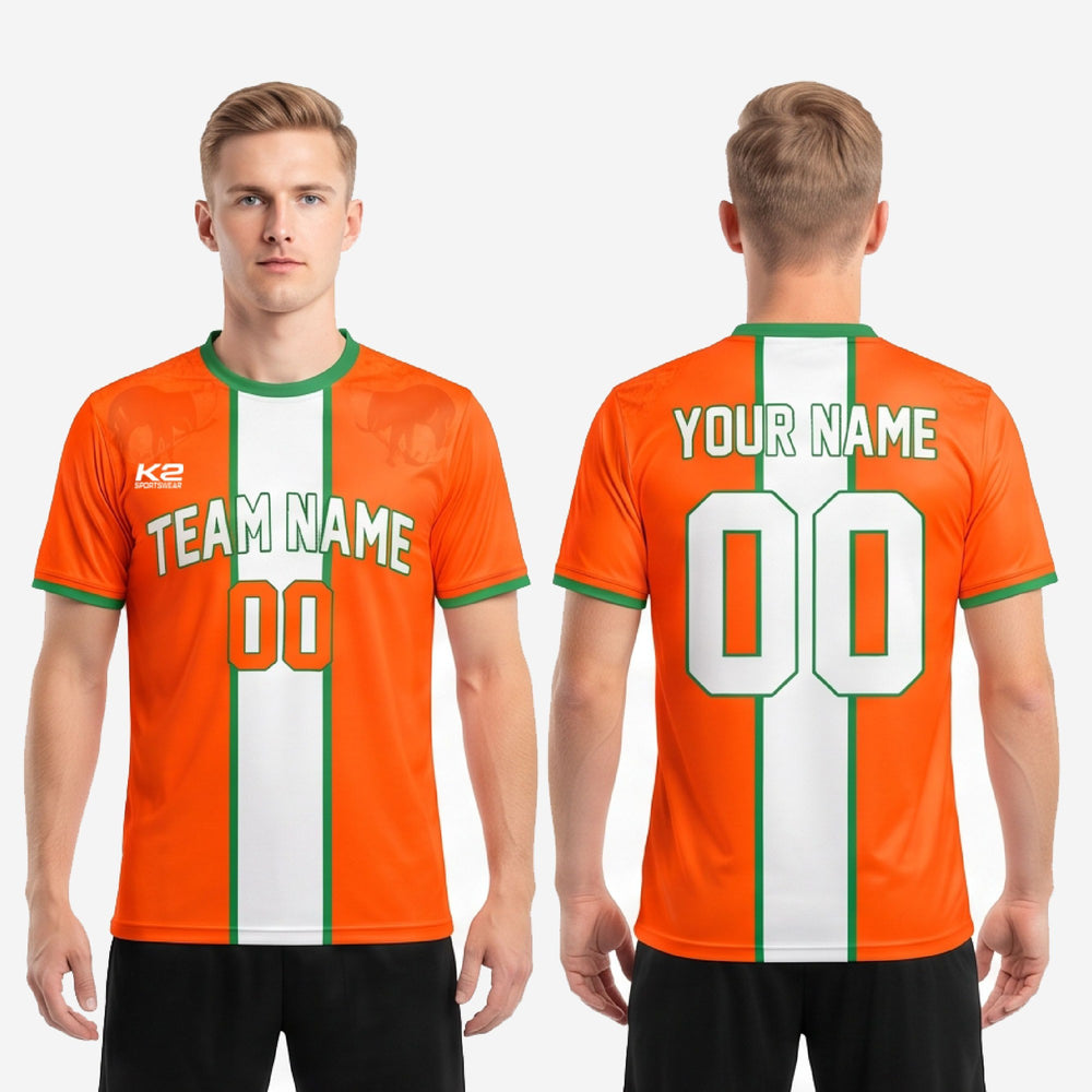 Bold Orange Custom Orange Soccer Jersey Team Kit