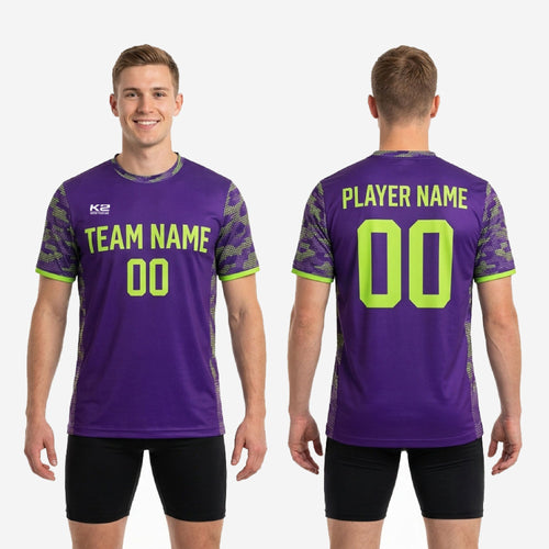 Bold Purple Custom Soccer Training Jersey Mens Team Kit