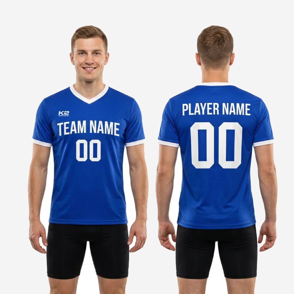 Custom Royal Blue Practice Jersey - Moisture Wicking