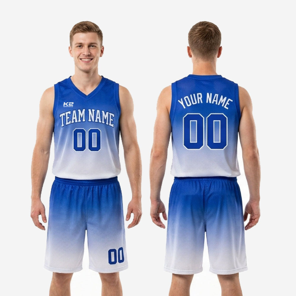 Bold Royal Custom Blue Basketball Uniforms - Names and Numbers