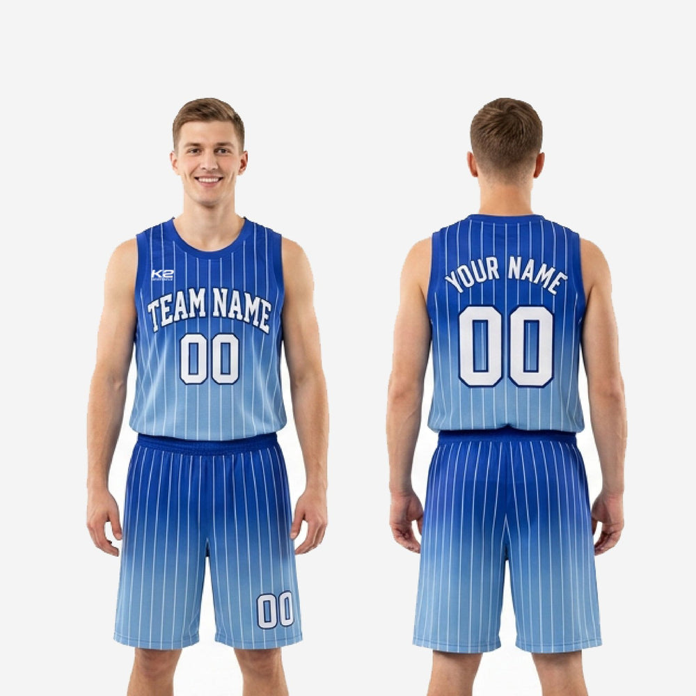 Custom Blue Basketball Uniforms | 2-Piece Team Set