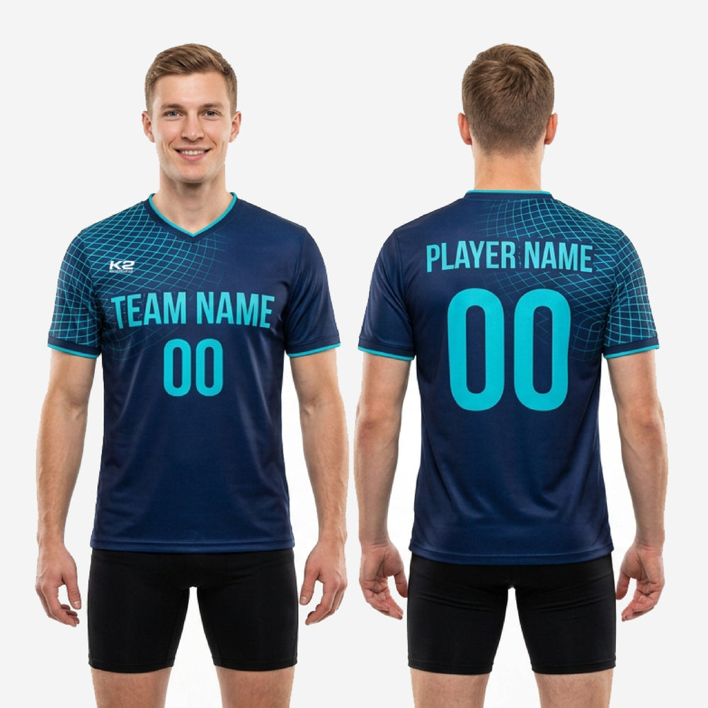 Custom Blue Soccer Training Jersey for Club Squads - Navy Kit
