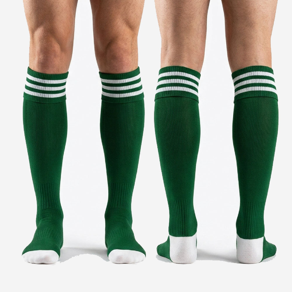 Custom Dark Green Soccer Socks - Made to Order Team Socks