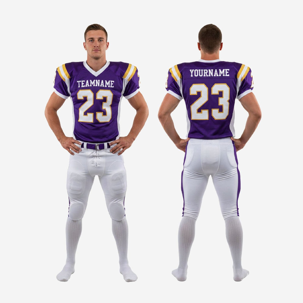 American Football Uniforms for Teams - Custom Purple Set