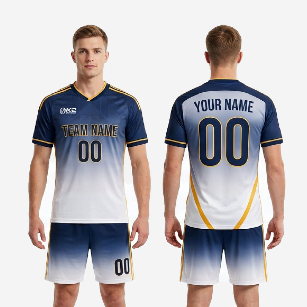 Custom Men's Soccer Uniforms Navy - Made to Order Kit