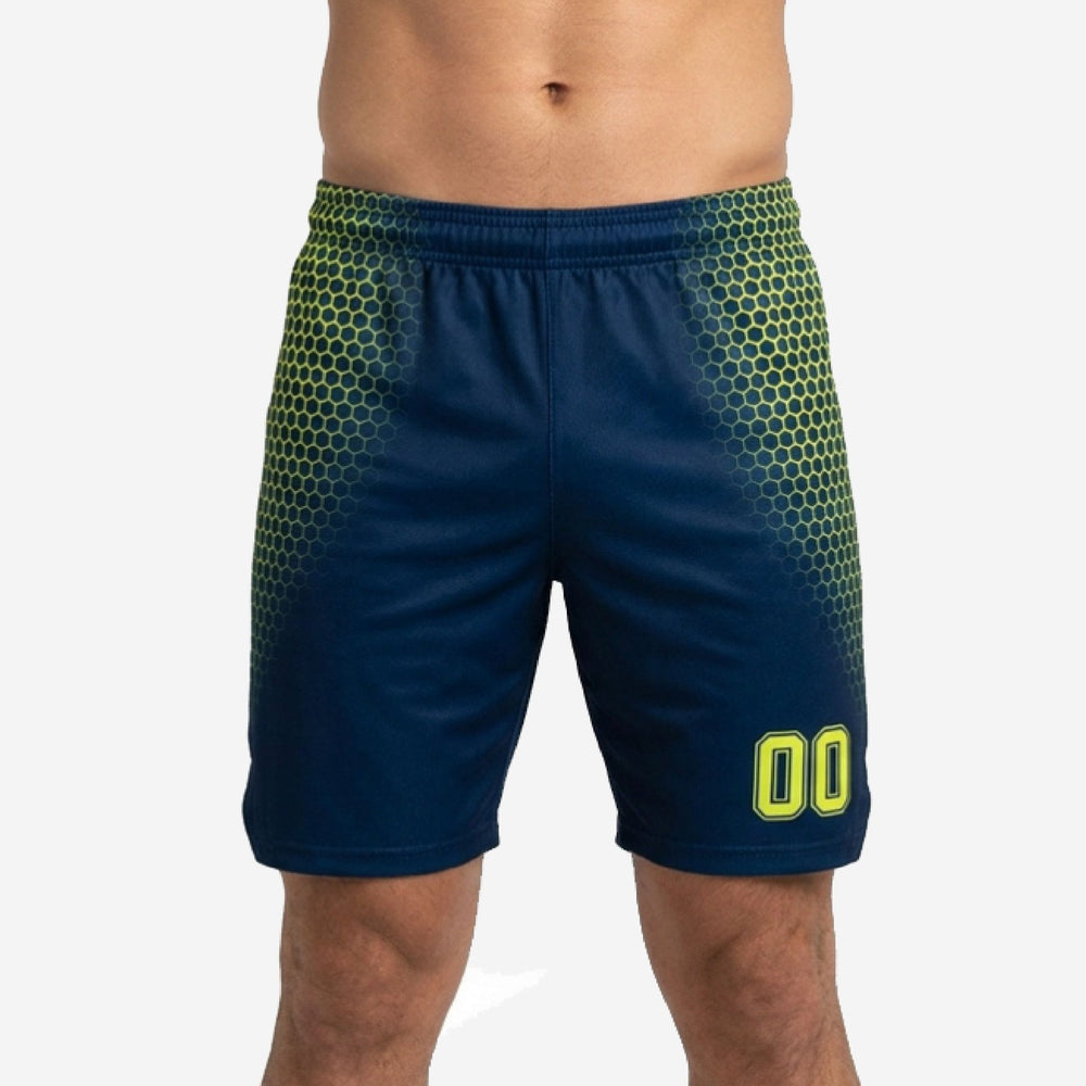 Custom Navy and Gold Basketball Shorts | Team Shorts