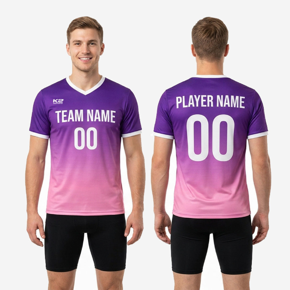 Custom Pink Soccer Training Jersey - Full Sublimation