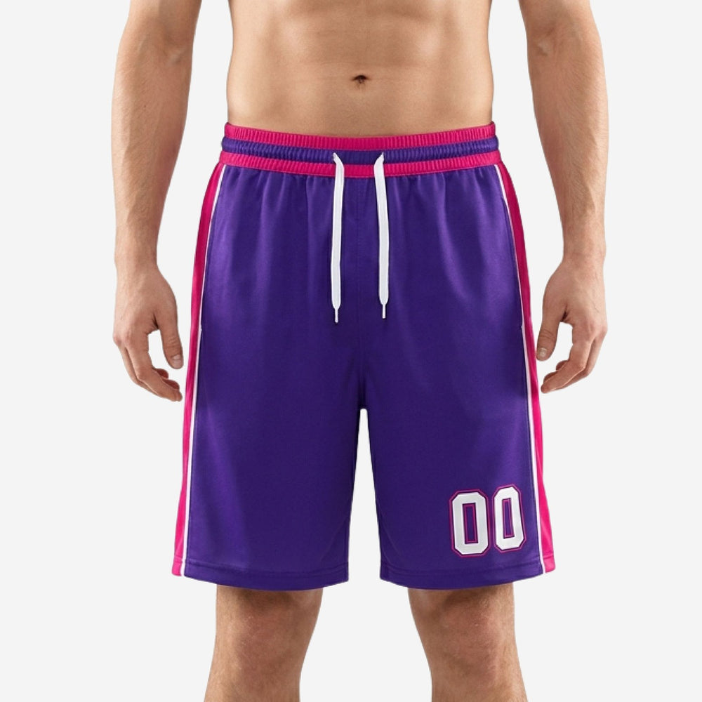 Purple and Pink Colorway - Custom Printed Basketball Shorts