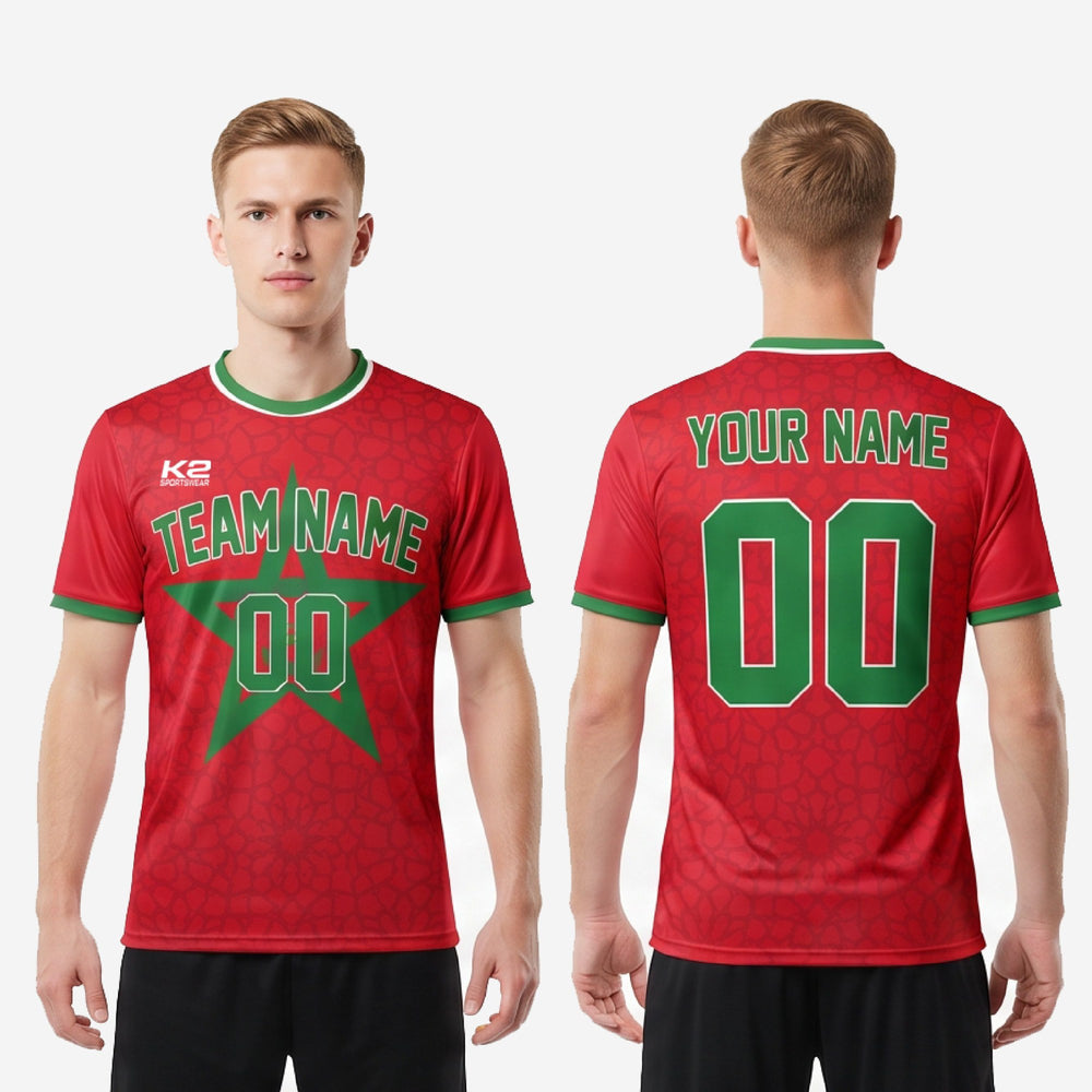 Custom Red Soccer Shirts | Soccer Team Jersey