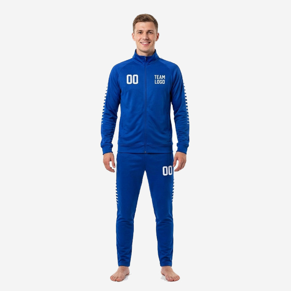 Custom Royal Blue Soccer Tracksuit - Kit for Club Leagues