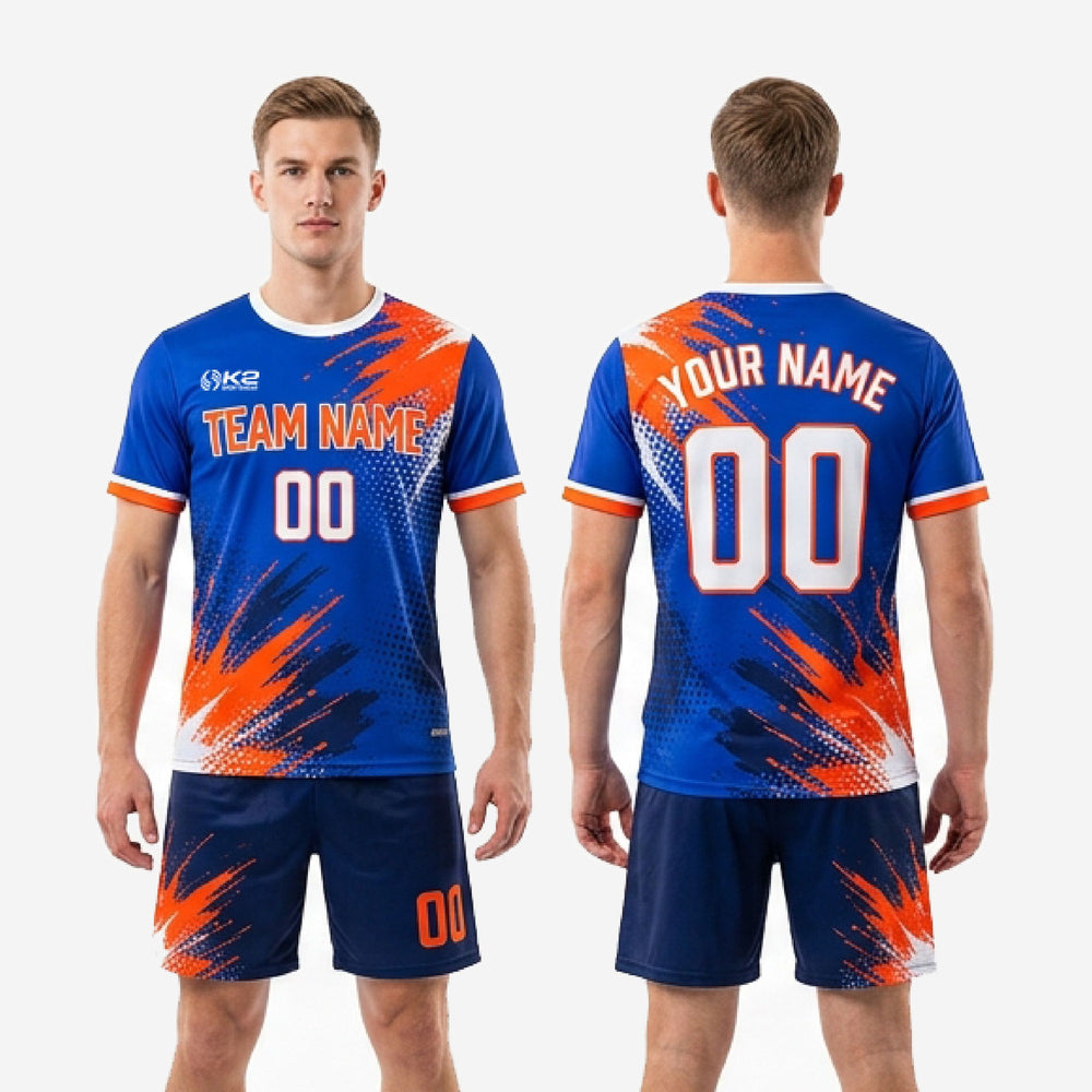 Custom Soccer Uniform Kits for Teams Royal Blue - Made to Order Kit