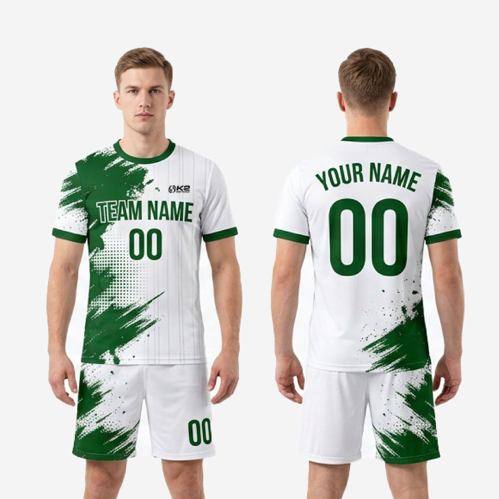 Custom Soccer Uniforms for Teams Package with Team Name - Green