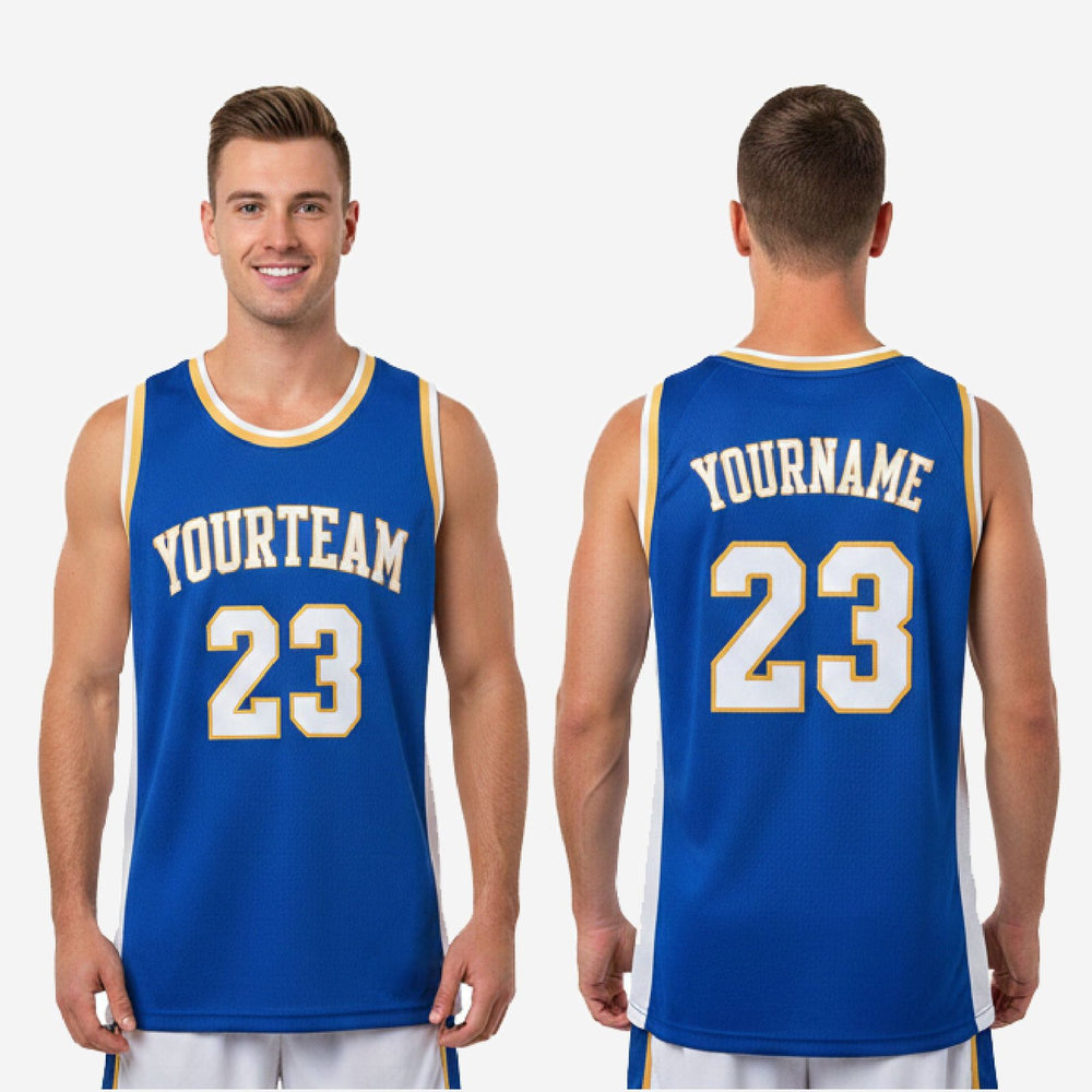 Custom Sublimated Basketball Jerseys - Blue Game Day Jersey