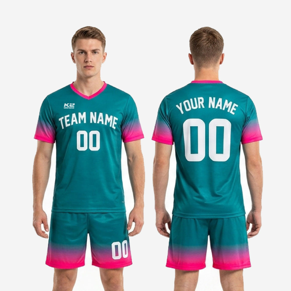 Custom Teal Soccer Uniforms | 2-Piece Team Kit