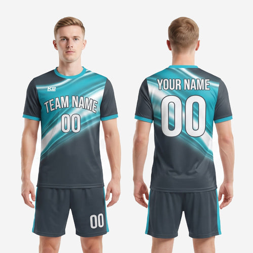 Custom Teal Soccer Uniforms - Teal Kit for Club Leagues