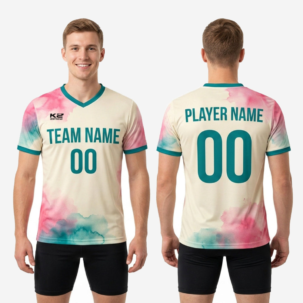 Custom Two Tone Training Jersey for Club Squads - Teal Kit