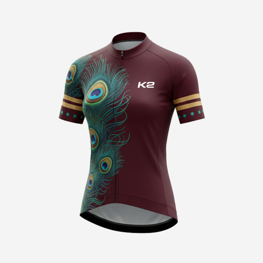 Women's Short Sleeve Cycling Jersey - Custom Sublimated Design