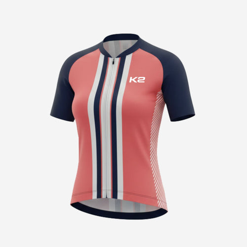 Women's Short Sleeve Cycling Jersey - Custom Sublimated Design