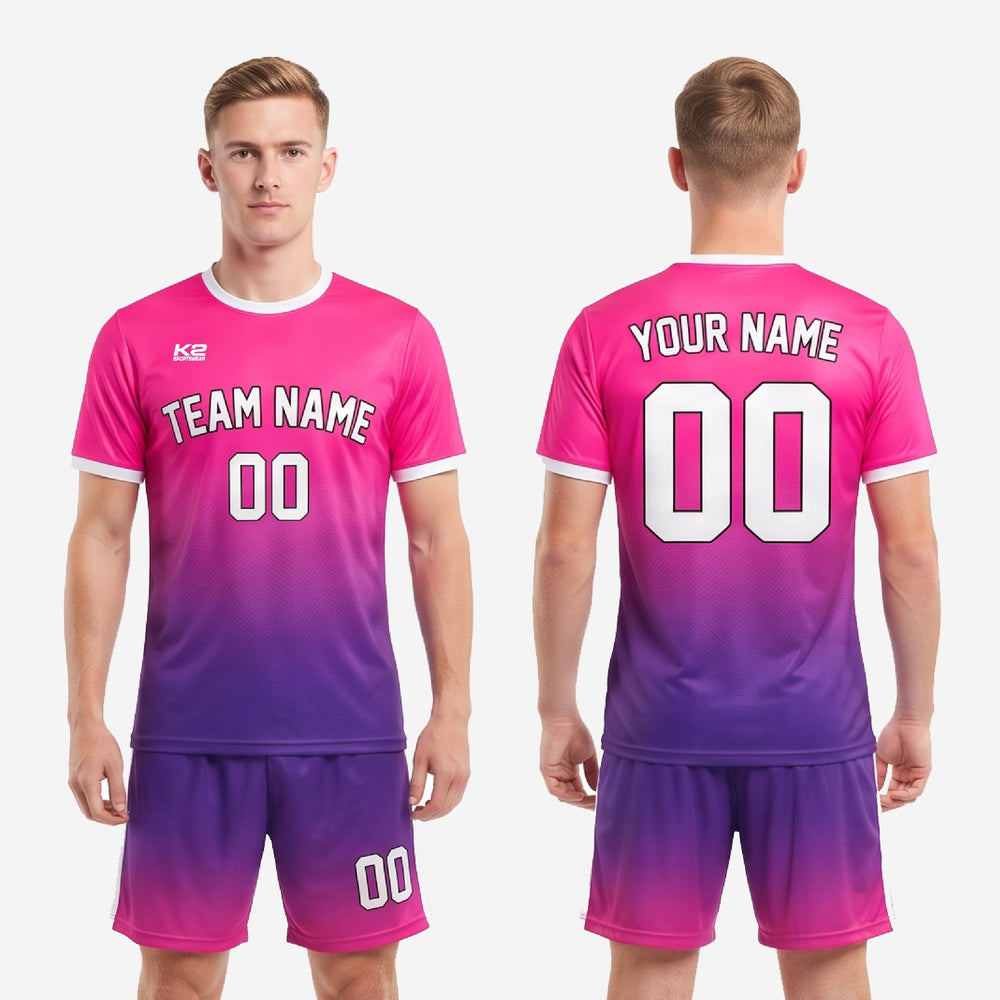 Hot Pink/Purple Custom Pink Soccer Uniforms | Full Sublimation
