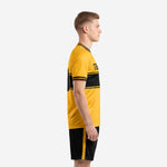 K2 Sportswear custom gold and black sublimated soccer kit for team orders