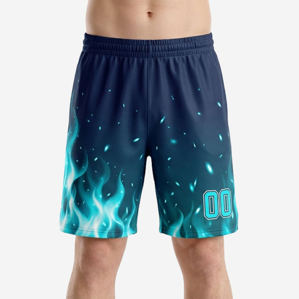 Custom Navy Basketball Shorts - Made to Order Team Set