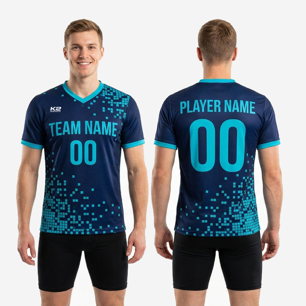 Navy Teal Colorway - Custom Navy Soccer Training Jersey
