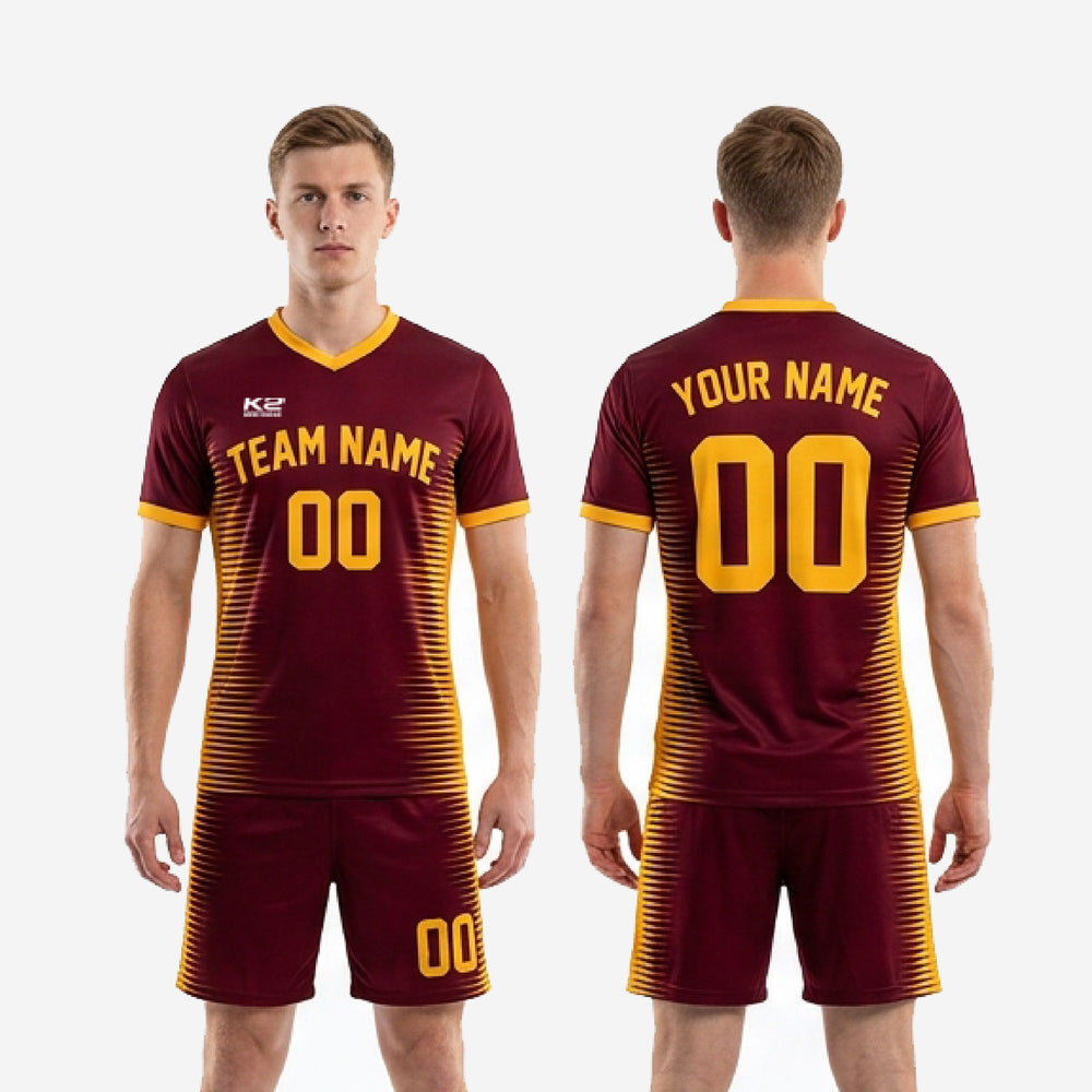 Spike Stripe Men's Soccer Team Uniforms | Custom Jersey and Shorts