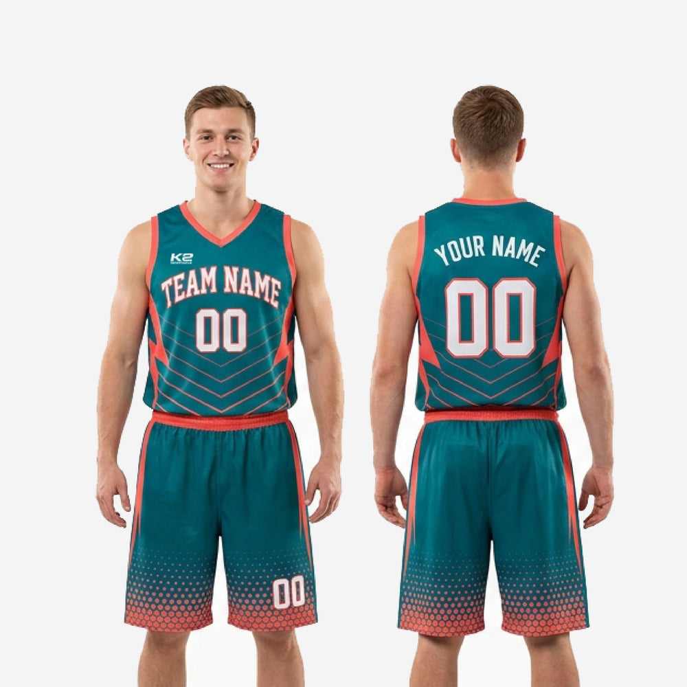 Custom Teal Basketball Uniforms - Teal Uniforms for the Season